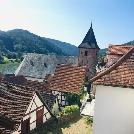 Apartman Neckarblick Historische Altstadt Und Sonnenterrasse Hirschhorn