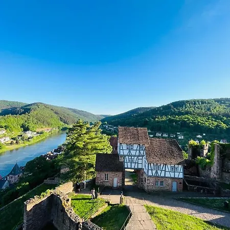 Neckarblick Historische Altstadt Und Sonnenterrasse * Hirschhorn