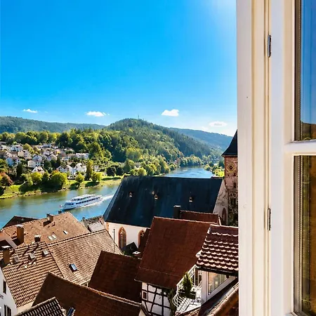 アパート Neckarblick Historische Altstadt Und Sonnenterrasse ヒルシュホルン