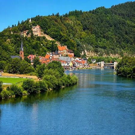 Neckarblick Historische Altstadt Und Sonnenterrasse * Hirschhorn